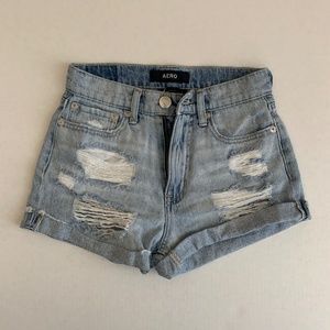 Aero Mom Jean Shorts - size 00